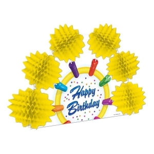 Club Pack of 12 Happy Birthday Pop-Over Tissue Centerpiece Party Decorations 10 - All