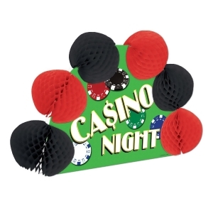 Club Pack of 12 Casino Pop-Over Tissue Centerpiece Party Decorations 10 - All