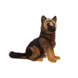 Set of 2 Lifelike Handcrafted Extra Soft Plush German Shepherd Puppy Dog Stuffed Animals 16 - All