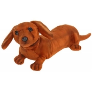 Set of 3 Lifelike Handcrafted Extra Soft Plush Dachshund Dog Puppy Stuffed Animals 15.75 - All