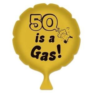 Pack of 6 Yellow 50 is a Gas Whoopee Cushion Birthday Party Favors 8 - All
