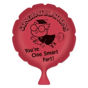Pack of 6 Red You're One Smart Fart Whoopee Cushion Graduation Party Favors 8 - All