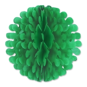 Club Pack of 12 Green Tissue Flutter Ball Hanging Decorations 19 - All