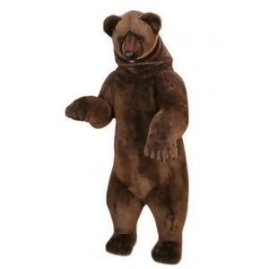 74 Lifelike Handcrafted Extra Soft Plush Rearing Grizzly Bear Stuffed Animal - All