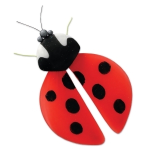 Club Pack of 12 Red Black and White Springtime Ladybug Hanging Decorations 9.5 - All