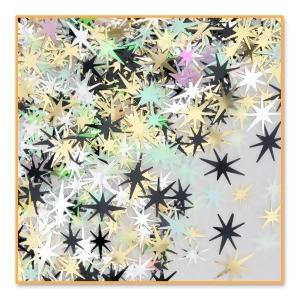 Pack of 6 Metallic Multi-Colored Magic Stars New Years Celebration Confetti Bags 0.5 oz. - All