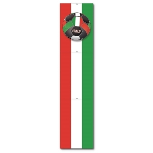 Club Pack of 12 Red Green and White Soccer Themed Jointed Pull-Down Cutout Decorations 5' - All