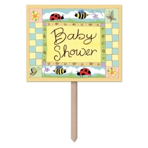 Pack of 6 Fun Baby Shower Yard Sign Decorations 24 - All