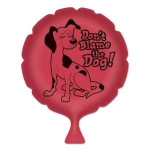 Pack of 6 Red Don't Blame The Dog Whoopee Cushion April Fools Day Party Favors 8 - All
