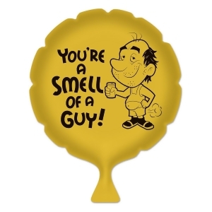 Pack of 6 Yellow You're a Smell of a Guy Whoopee Cushion April Fools Day Party Favors 8 - All