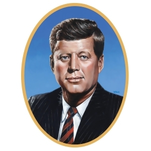 Club Pack of 12 Presidential Portrait of John F Kennedy Double- Sided Cutout 24.75 - All