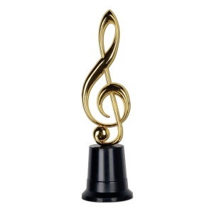 Pack of 6 Awards Night Gold Decorative Music Award Statuette 8.5 - All