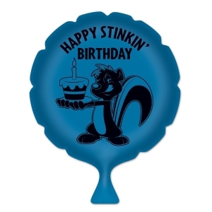 Pack of 6 Blue Happy Stinkin' Birthday Whoopee Cushion Birthday Party Favors 8 - All