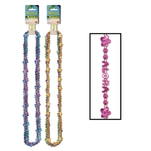 Club Pack of 36 Assorted Summer Luau Beaded Necklaces 33 - All