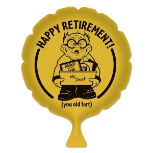 Pack of 6 Yellow Happy Retirement Whoopee Cushion Retirement Party Favors 8 - All