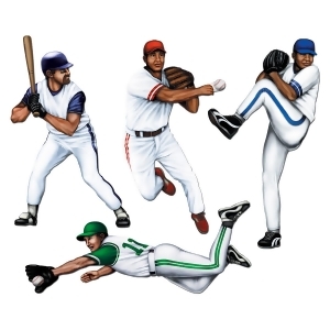 Club Pack of 48 Active Baseball Player Party Decoration 23 - All