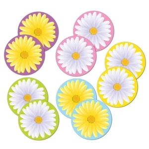 Club Pack of 240 Bright Multi-Colored Mini Daisy Double-Sided Party Decoration Cutouts 4 - All