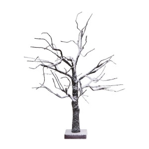 24 Battery Operated Led Lighted Poseable Brown Leafless Twig Christmas Tree Warm White Lights - All