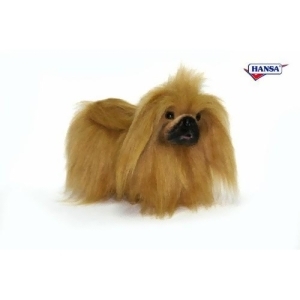 Set of 3 Lifelike Handcrafted Extra Soft Plush Pekingese Dog Stuffed Animals 10.5 - All