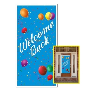 Club Pack of 12 Back to School Themed Welcome Back Door Cover Party Decorations 5' - All