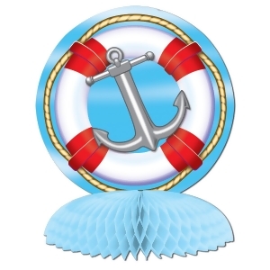 Club Pack of 12 Nautical Life Preserver Party Table Centerpiece 10 - All