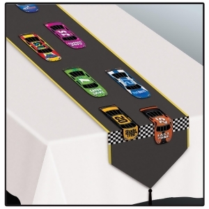 Club Pack of 12 Cool Retro Racing Table Runner 6' - All