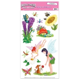 Club Pack of 108 Fun and Colorful Fairies Friends Peel 'N Place Cutout Decorations 24 - All