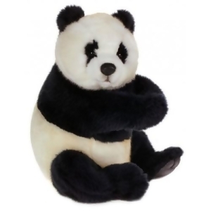 Set of 2 Lifelike Handcrafted Extra Soft Plush Panda Bear Stuffed Animals 9.75 - All