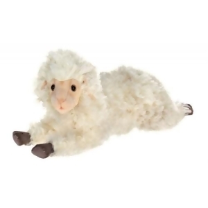 Set of 3 Lifelike Handcrafted Extra Soft Plush White Lamb Stuffed Animals 17.5 - All