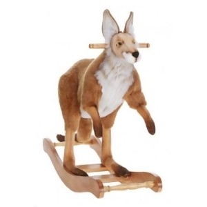 33.5 Lifelike Handcrafted Extra Soft Plush Kangaroo Stuffed Animal Rocker - All