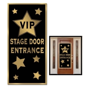 Club Pack of 12 Awards Night Themed Vip Stage Door Entrance Door Cover Party Decorations 5' - All