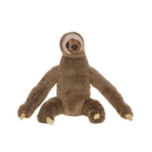 Set of 2 Lifelike Handcrafted Extra Soft Plush Three-Toed Sloth Stuffed Animals 13.25 - All