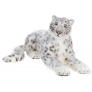 48.75 Lifelike Handcrafted Extra Soft Plush Snow Leopard Stuffed Animal - All