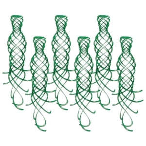 Club Pack of 36 Fun Festive and Exciting Green Shimmering Whirl Hanging Decorations 20 - All