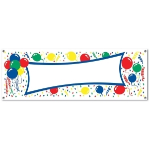 Club Pack of 12 Fun Festive and Exciting Balloons with Confetti and Streamers Sign Banner 60 - All