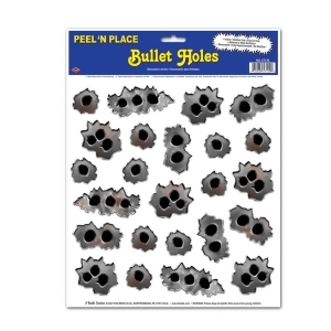 Club Pack of 288 Peel N' Place Western Bullet Hole Decoration Sheets - All