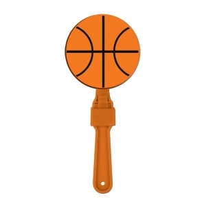Pack of 24 Orange and Black Basketball Clapper Noisemaker Party Favors 7 - All