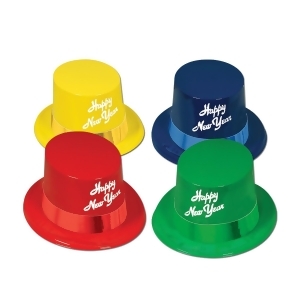 Club Pack of 25 Festive Happy New Years Legacy Party Favor Hats - All