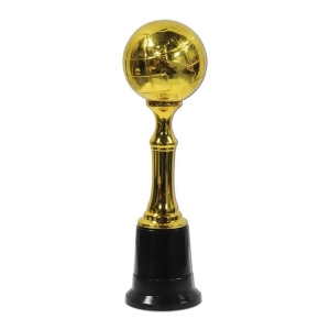 6 Metallic Gold International Travel Theme Party Globe Statuette Trophies 8.5 - All