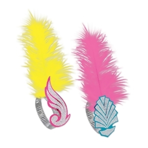 Club Pack of 50 Pink and Yellow Roaring 20's Legacy Party Favor Tiaras - All