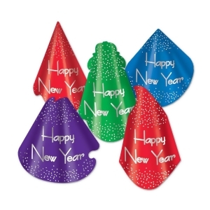 Club Pack of 50 Headliner Happy New Years Legacy Party Favor Hats - All