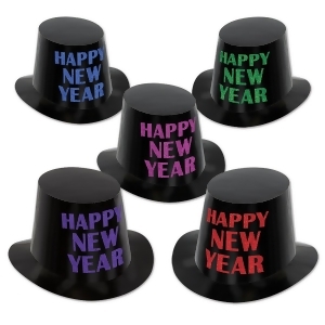 Club Pack of 25 Midnight Happy New Years Legacy Party Favor Hat - All