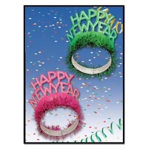 Club Pack of 50 Regal Happy New Years Legacy Party Favor Tiaras - All