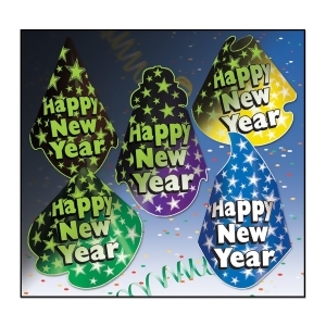 Club Pack of 50 Midnight Glow Happy New Years Legacy Party Favor Hats - All