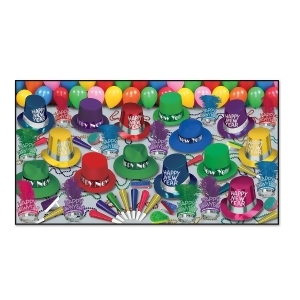 Club Pack of 50 Grand Deluxe Happy New Years Legacy Party Favor Hat Kits - All