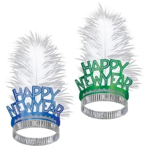 Club Pack of 50 Swing Happy New Years Legacy Party Favor Tiaras - All
