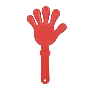Club Pack of 12 Fun Party-Time Red Giant Hand Clapper Party Favors 15 - All