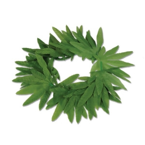 Pack of 12 Tropical Island Luau Party Green Fern Leaf Costume Headbands 20 - All