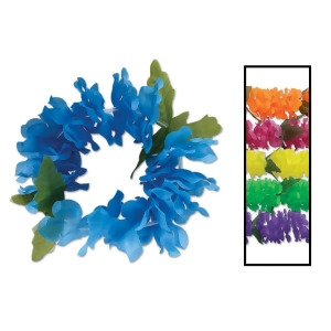 Pack of 12 Tropical Island Luau Party Multi-Color Flower Costume Headbands 20 - All