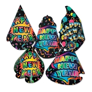Club Pack of 50 New Yorker Happy New Years Legacy Party Favor Hats - All
